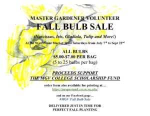 Cover photo for Pasquotank Master Gardener Volunteer Bulb Sale